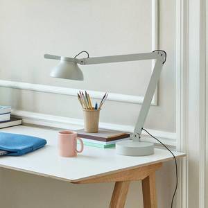 HAY HAY PC Double Arm LED lampa na stôl, popolavo sivá vyobraziť