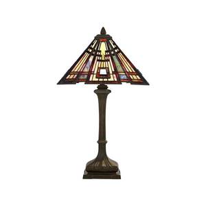 QUOIZEL Stolová lampa Classic Craftsman v dizajne Tiffany vyobraziť