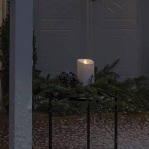 Konstsmide Christmas LED sviečka IP44 krémová biela roztavená 18, 4 cm vyobraziť