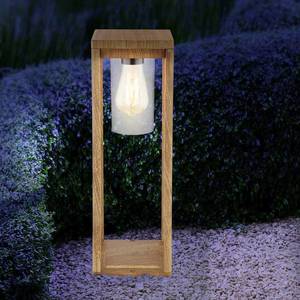 Globo Soklové svietidlo Candela v drevenom vzhľade 50 cm vyobraziť