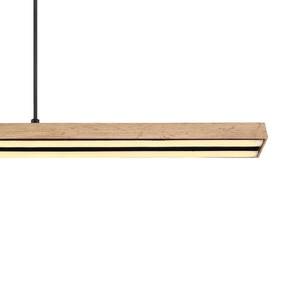 Globo LED závesné svietidlo Doro vo vzhľade dreva 7, 5 cm vyobraziť