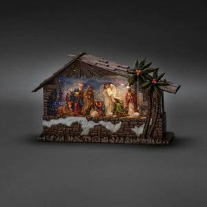 Konstsmide Christmas Stolová LED dekorácia vodná lucerna Betlehem vyobraziť