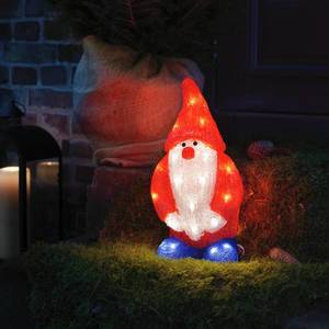 Konstsmide Christmas Dekoračná LED figúrka Mikuláš červená IP44 36 cm vyobraziť