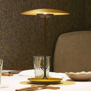Marset MARSET Ginger stolová LED lampa hliník, mosadz vyobraziť