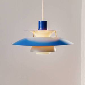 Louis Poulsen Louis Poulsen PH 5 dizajnérska závesná lampa modrá vyobraziť