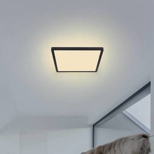 Globo Stropné LED Sapana, hranaté, stmievateľné, čierna vyobraziť