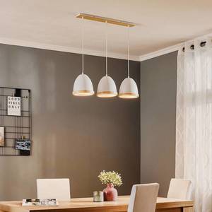 Eko-Light Závesná lampa Studio drevený dekór 3-pl biela vyobraziť