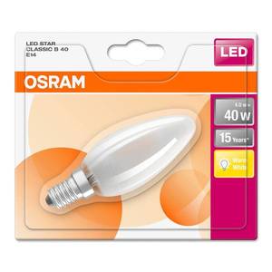 OSRAM OSRAM sviečková LED E14 B35 4W 2.700K matná vyobraziť