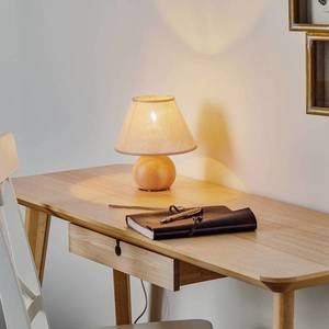 Envostar Envostar Gill stolová lampa drevo prírodná/béžová vyobraziť