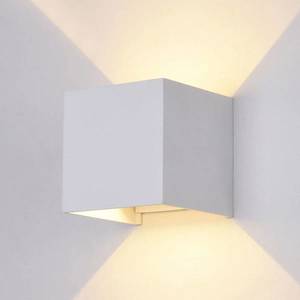 Maytoni Vonkajšie nástenné LED, Fulton 10x10 cm biele vyobraziť