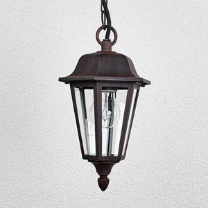 Lindby Vonkajšia závesná lampa Lamina v tvare lucerny vyobraziť