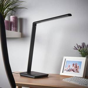 Lindby LED lampa na písací stôl Kuno s pripojením USB vyobraziť