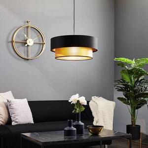 Maco Design Závesná lampa Dorina, čierna/zlatá Ø 50 cm vyobraziť
