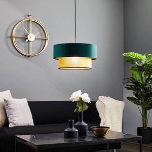 Maco Design Závesná lampa Dorina, zelená/zlatá Ø 40 cm vyobraziť