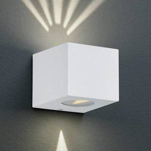 Reality Leuchten Vonkajšie nástenné LED svietidlo Cordoba biele vyobraziť