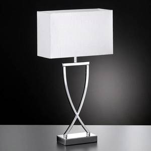 FISCHER & HONSEL Stolná lampa Anni chrómová biela vyobraziť