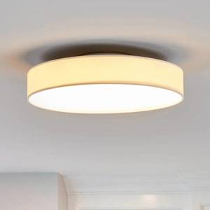 Lindby Látkové stropné LED svietidlo Saira 40 cm biele vyobraziť