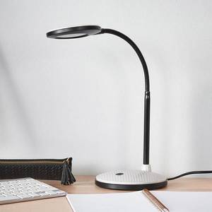 Lindby LED lampa na písací stôl Ivan svetlosivá a čierna vyobraziť