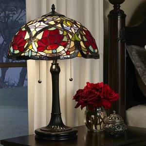 QUOIZEL Stolová lampa Larissa v štýle Tiffany vyobraziť