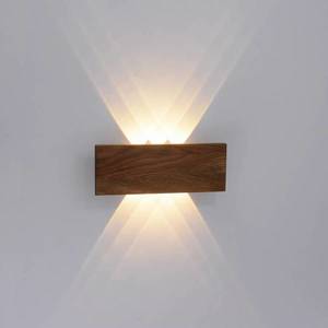 Paul Neuhaus Paul Neuhaus Palma nástenné LED svetlo drevo 32 cm vyobraziť