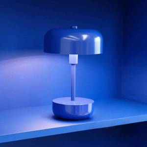 Dyberg Larsen Dyberg Larsen Haipot LED stolná lampa nabíjateľná na batérie modrá vyobraziť
