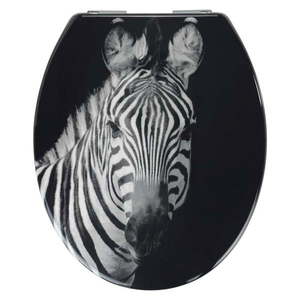 Záchodová doska s automatickým zatváraním 37, 5 x 45 cm Zebra - Allstar vyobraziť