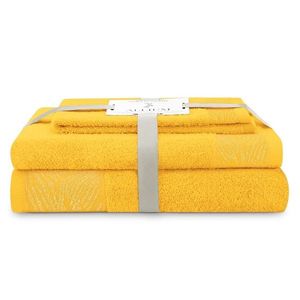 Súprava 3 ks uterákov ALLIUM klasický štýl žltá vyobraziť