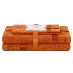Súprava 3 ks uterákov AVIUM klasický štýl oranžová vyobraziť