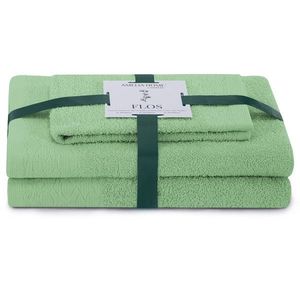 Sada 3 ks ručníků FLOSS klasický styl zelená vyobraziť