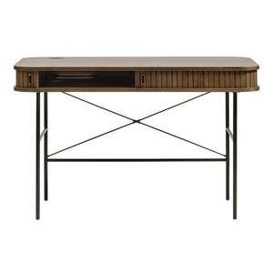 Pracovný stôl v dekore duba 60x120 cm Nola – Unique Furniture vyobraziť