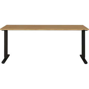 Pracovný stôl s nastaviteľnou výškou s doskou v dubovom dekore 80x180 cm Agenda – Germania vyobraziť