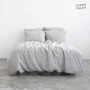 Čierno-biele ľanové obliečky na jednolôžko 140x200 cm - Linen Tales vyobraziť