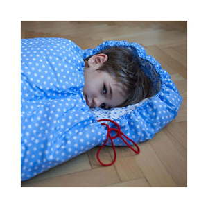 Modrý detský spací vak Bartex Design, 70 x 180 cm vyobraziť