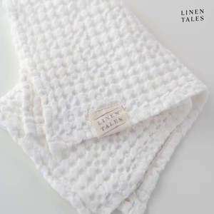 Biely uterák 50x70 cm Honeycomb - Linen Tales vyobraziť