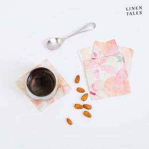 Ružové látkové obrúsky v súprave 4 ks - Linen Tales vyobraziť