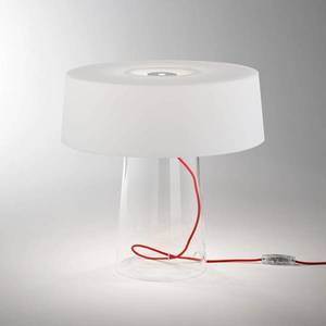 Prandina Prandina Glam stolová lampa 48cm číra/biela vyobraziť