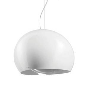 Vistosi Závesná lampa Surface Ø 27 cm E27 biela/sivá vyobraziť