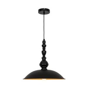 Viokef Závesná lampa Colin, čierna, Ø 40 cm vyobraziť