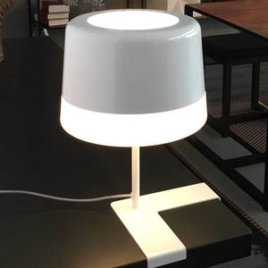 Prandina Prandina Gift T1 stolová lampa biela rohová montáž vyobraziť