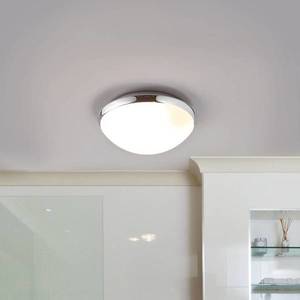 Lindby Kúpeľňové stropné svetlo Mijo chrómový okraj IP44 vyobraziť
