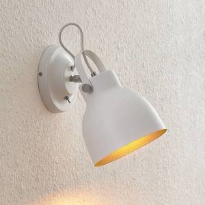 Lindby Lindby Adirta kovová nástenná lampa biela vyobraziť