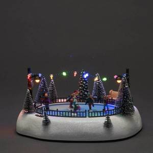 Konstsmide Christmas LED svietidlo Železnica hudba, batérie, USB vyobraziť