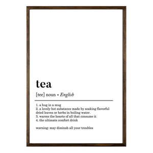 Plagát 50x70 cm Tea – Wallity vyobraziť
