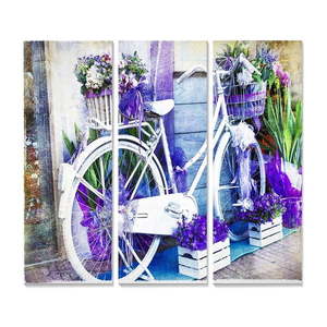 Obrazy v súprave 3 ks 20x50 cm Lavender – Wallity vyobraziť