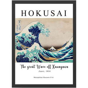 Plagát 35x45 cm Hokusai – Wallity vyobraziť