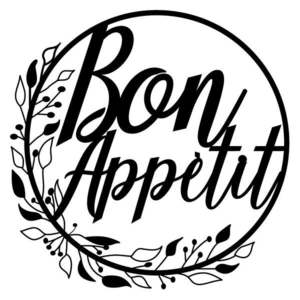 Kovová nástenná dekorácia Bon Appetit – Wallity vyobraziť