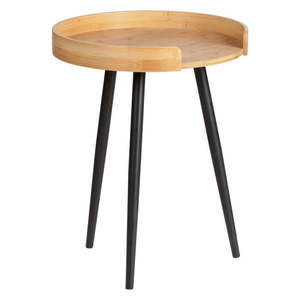 Bambusový okrúhly odkladací stolík ø 40 cm Loft – Wenko vyobraziť