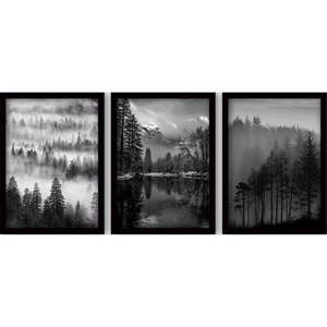 Obrazy v súprave 3 ks 35x45 cm Black & White – Wallity vyobraziť