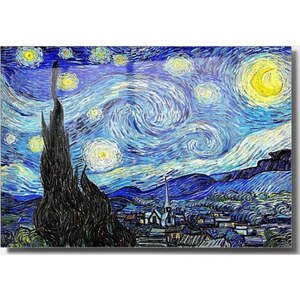 Sklenený obraz 100x70 cm Vincent van Gogh - Wallity vyobraziť