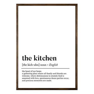 Plagát v ráme 50x70 cm Kitchen – Wallity vyobraziť